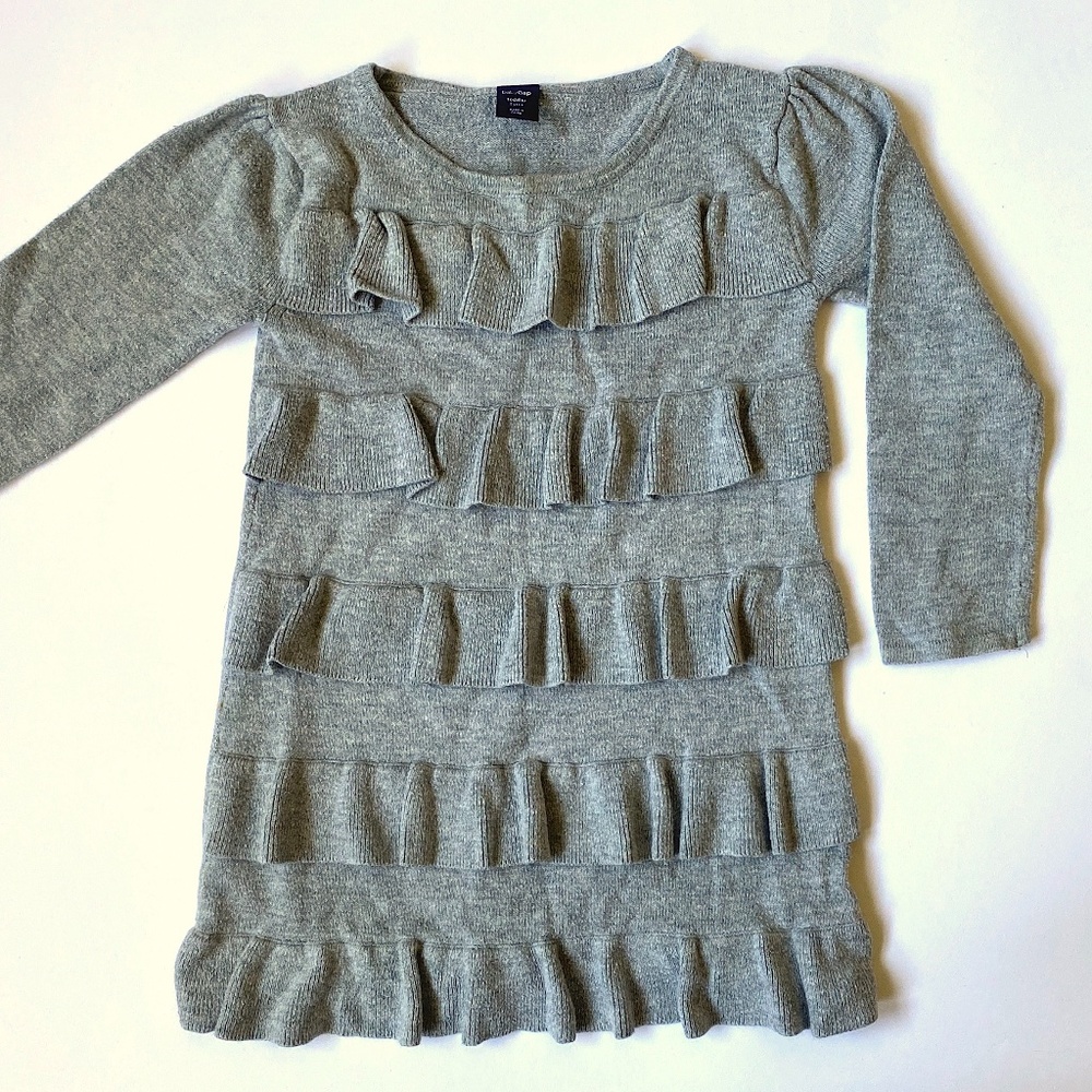 Gap Baby Gray Sweater Dress 2T
